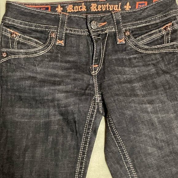 Rock Revival black denim in pristine condition 5/6 - Picture 3 of 8
